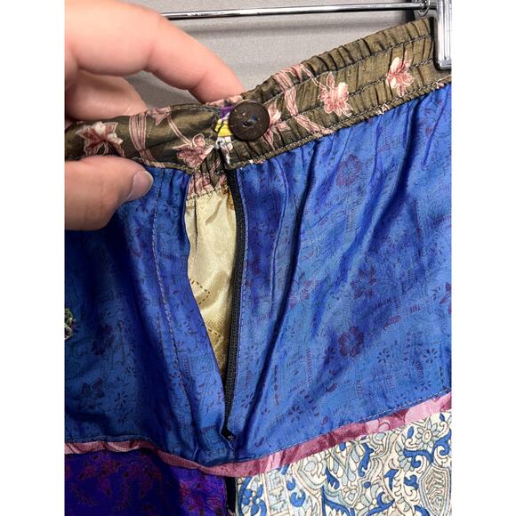 Silly Yeti Y2K Boho Fairy Whimsical Skirt Midi Hippie Nepal Funky Indian Color - Picture 5 of 12